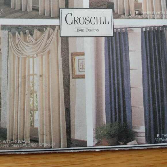 Curtains Sewing Pattern Drapes Valances McCalls 8142 DIY Window Treatments UNCUT - Picture 4 of 8